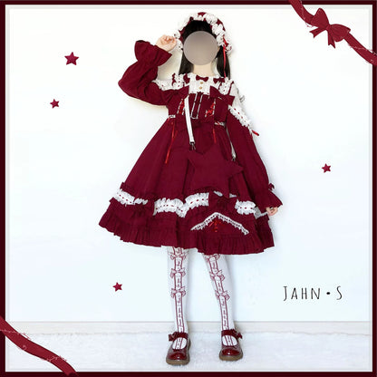 Aurora Kiss - Daily Lolita Winter Dress, Long Sleeve