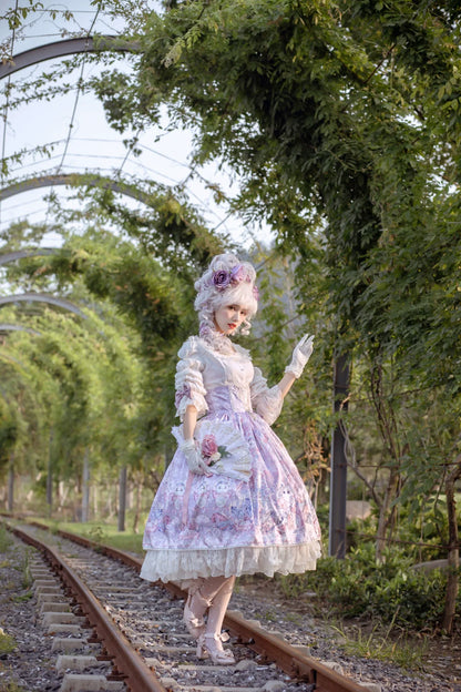 Miss Point - Elizabeth Meow - Classic Lolita Blouse Lotus Root Sleeve Lolita Shirt