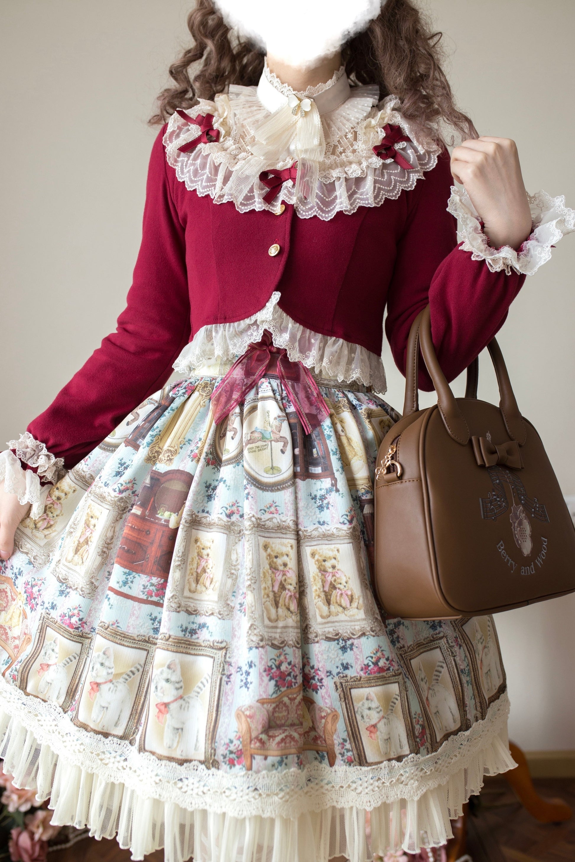 Unideer - Prelude - Elegant Lolita Bolero Jacket with Lace Ruffle Frill