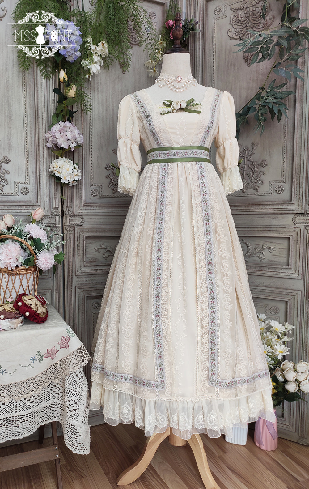 Miss Point - The Sally Gardens - Elegant Lolita Empire-cut OP Dress