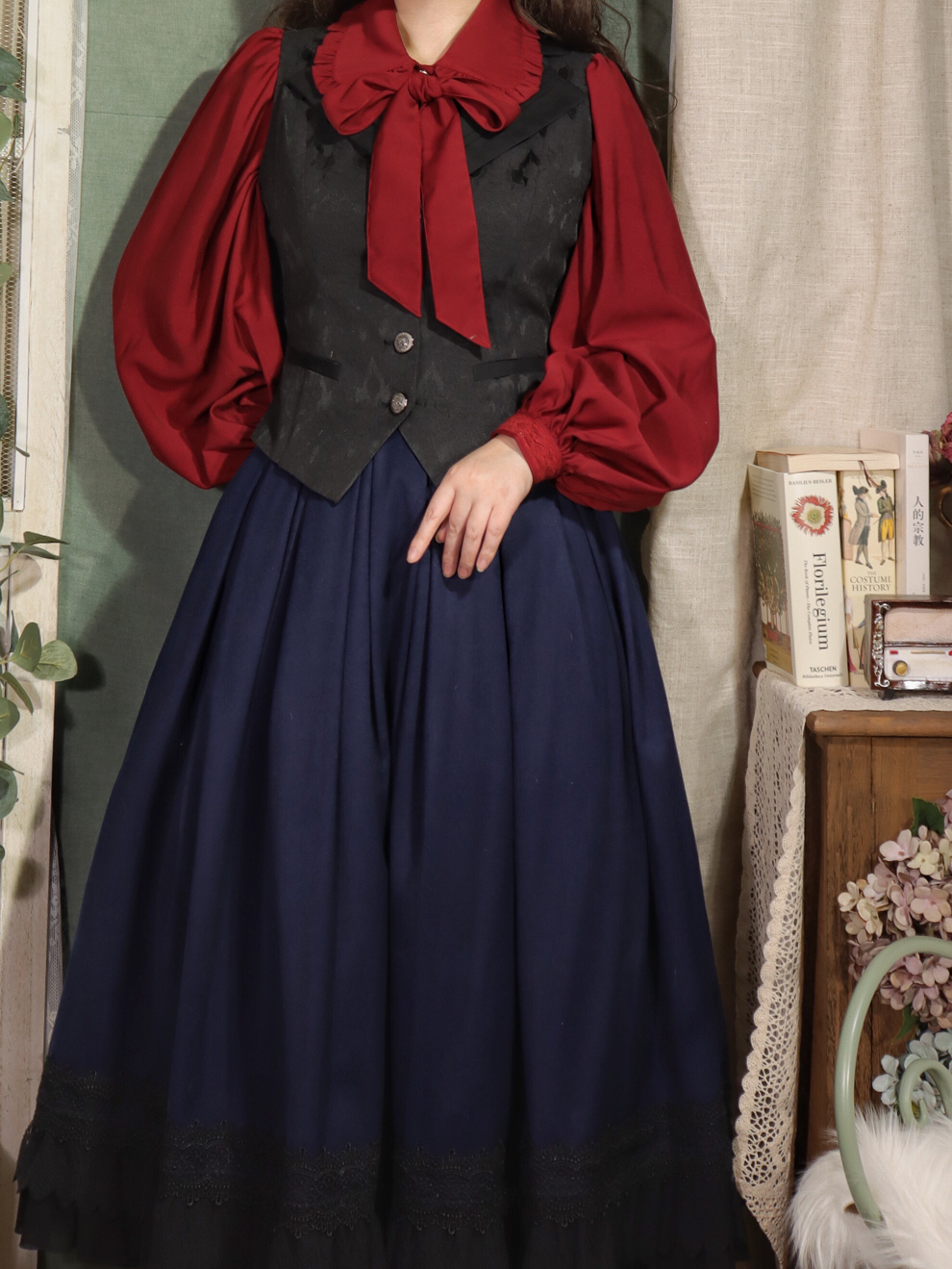 YuanSu - Mayer's Whisper - Vintage Lolita Large Sleeve Blouse