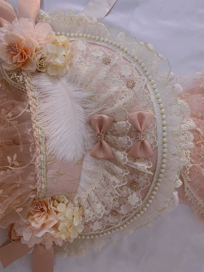 Cat Fairy - Spring Gift Box - Pink Classic Lolita Accessories Handmade Lace