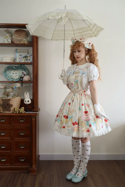 Dark Star Island - Honey Bunny Cake - Sweet Lolita JSK/OP/Strap SK/Shirt