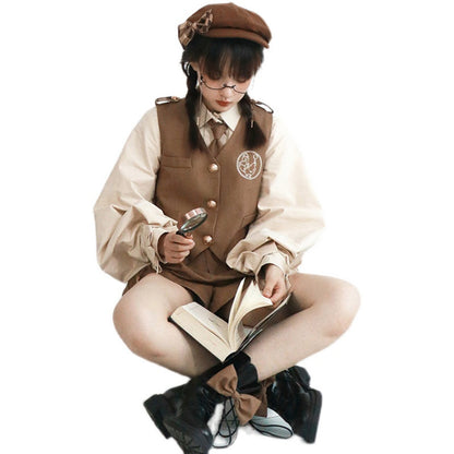 Piggy Bun - Famous Detective Goose - Kawaii Lolita Bag and Hat