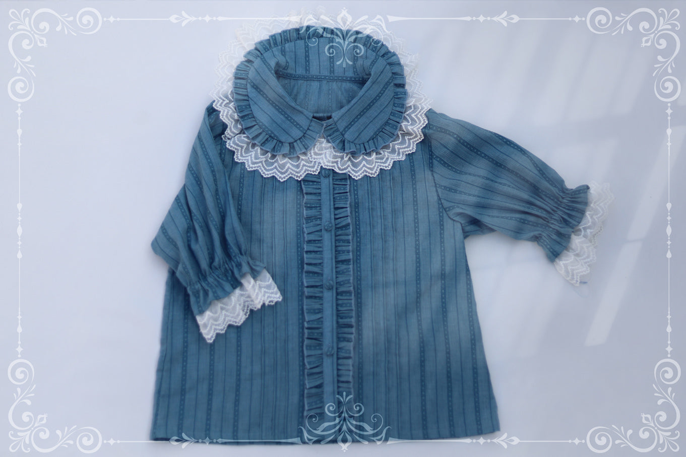 MIST - Sweet Lolita Golilla Short Sleeve Shirt