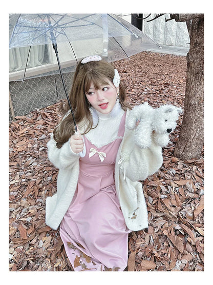 Yingtang - Sweet Lolita Coat Plus Size Lolita Dress Set