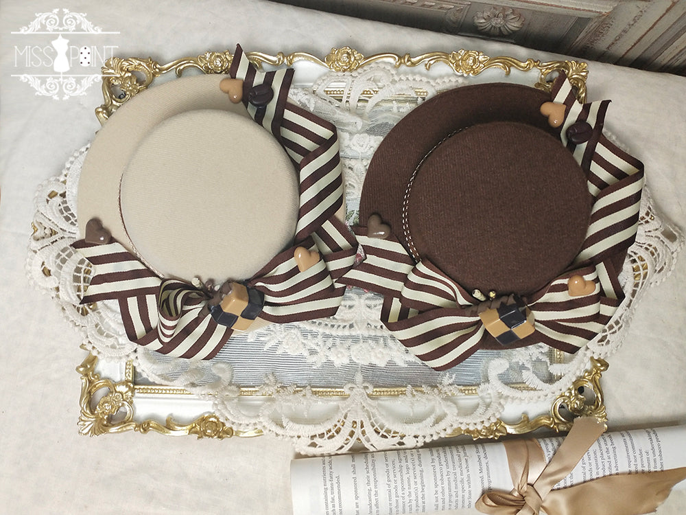 Miss Point - Chocolate Daily Light Sweet Lolita Hat