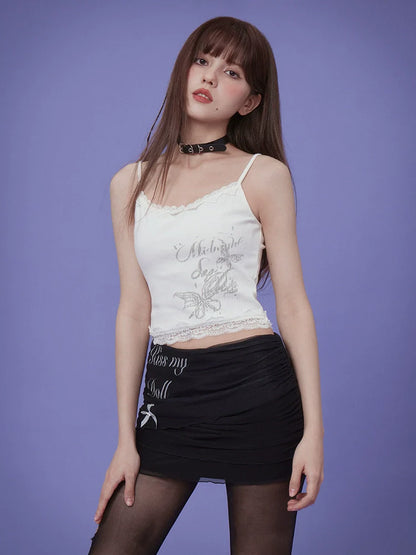 Mesh print shorts【s0000008882】