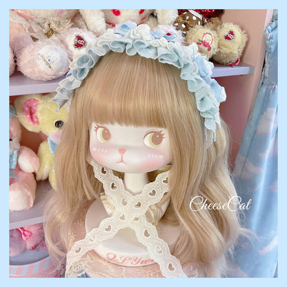 Cheese Cat - Doll Lullaby Tabby Cat Cotton Lolita Headdress