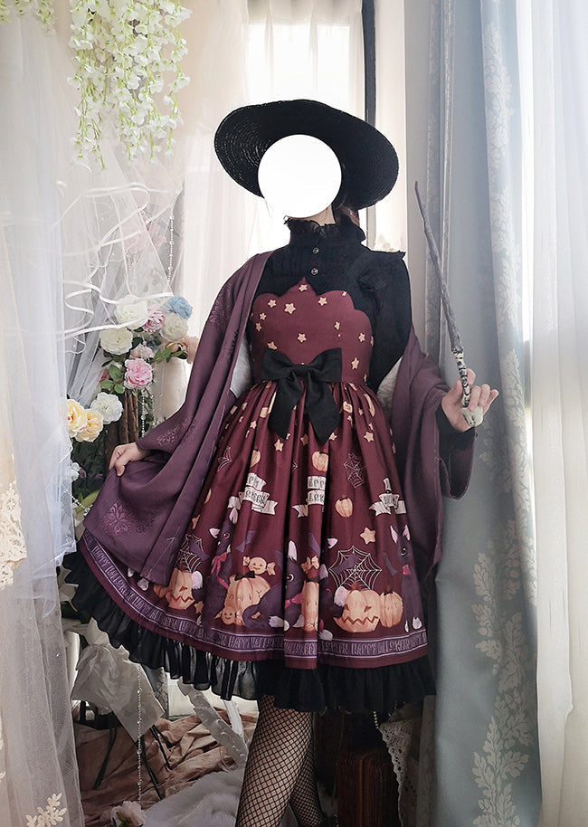 Cheese Cocoa - Vampire Cat - Normal Waist Lolita Halloween JSK Dress