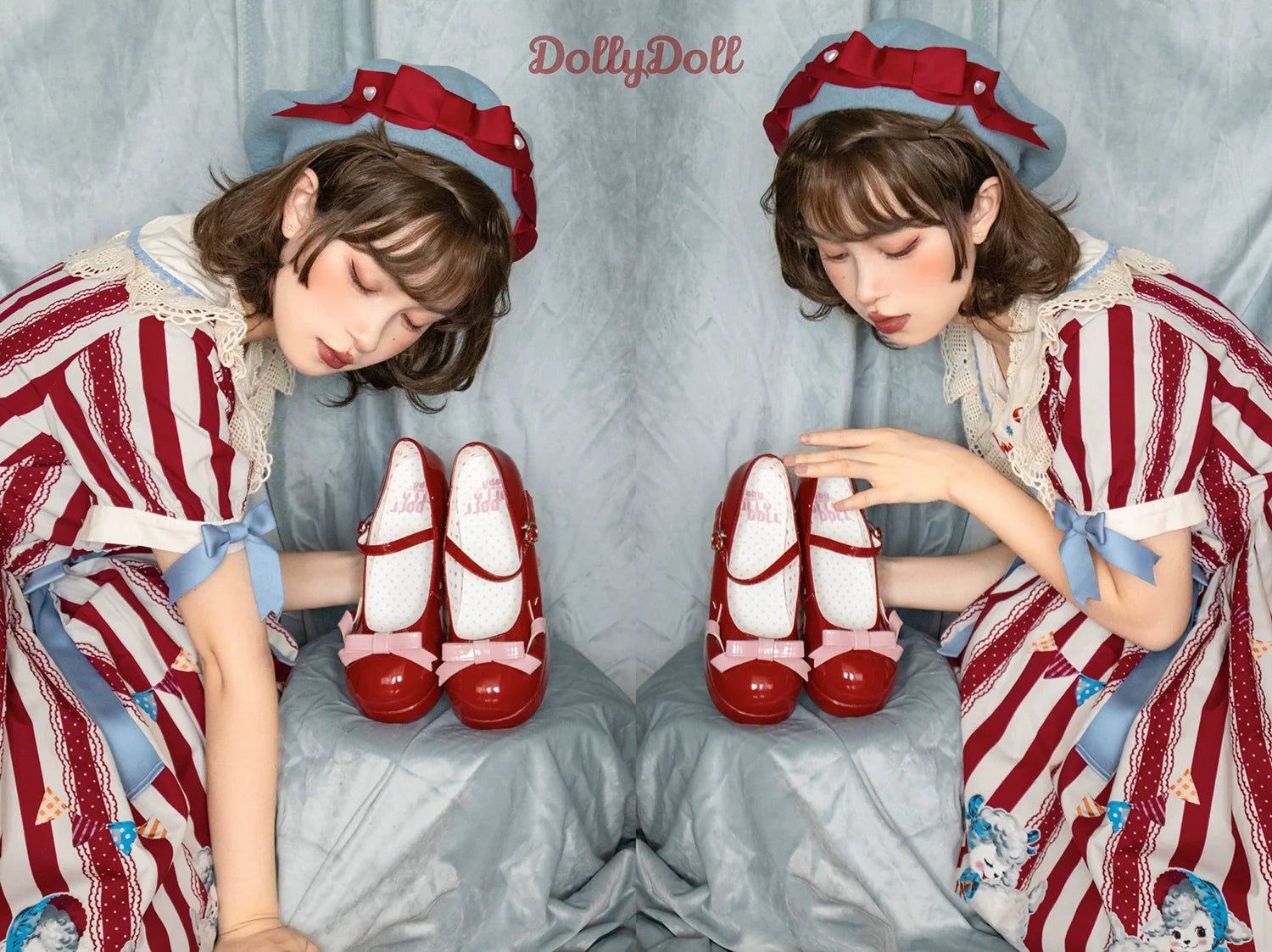 Dolly Doll - Lovers' Gift - Round Toe Middle Heel Mary Jane Lolita Shoes