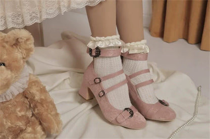 MR.Qiutian - Velia - Elegent Lolita Shoes CLA Thick Heel Shoes