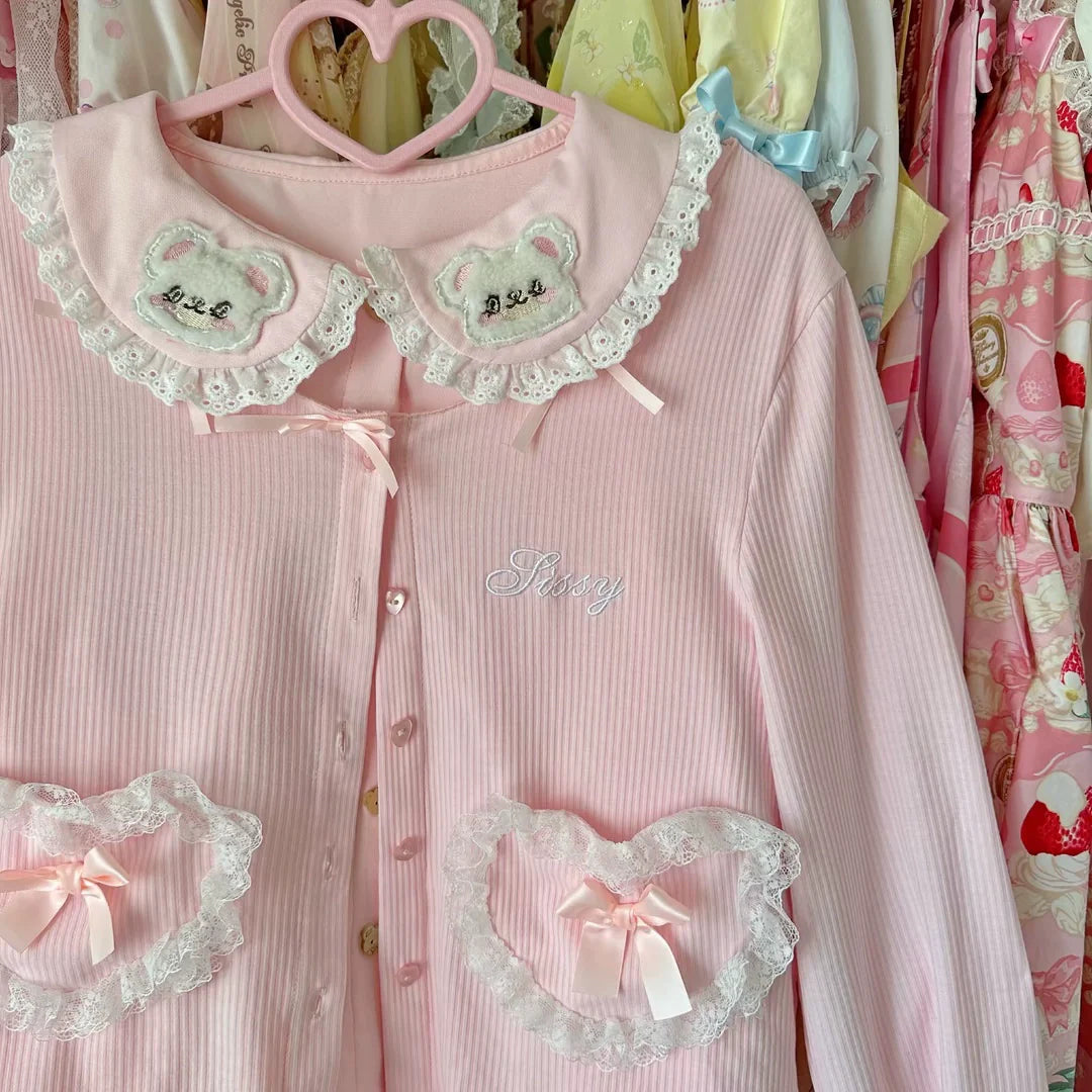 Sissy the shepherd - Sweet Lolita Blouse Sweet Lolita Shirt Long Sleeve