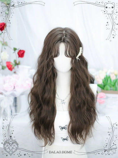 Dalao Home - Fallen - Daily Lolita Wigs Cold brown Long Hair