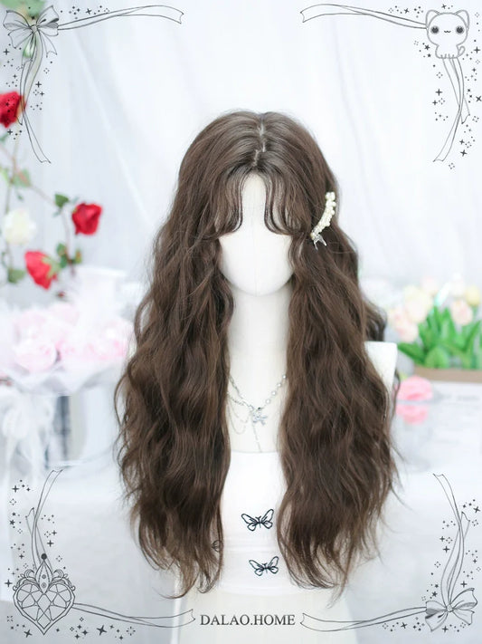 Dalao Home - Fallen - Daily Lolita Wigs Cold brown Long Hair