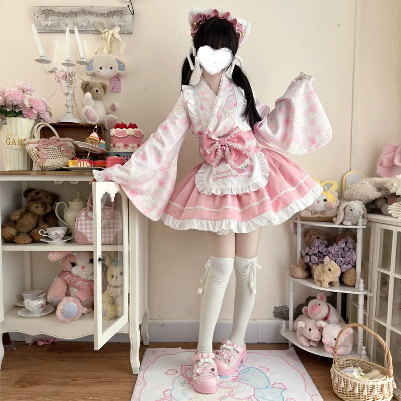 Hanguliang - Han Lolita OP Dress Japanese Style Dress for Summer Wear