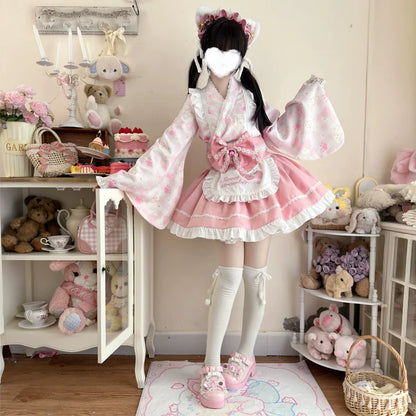 Hanguliang - Han Lolita OP Dress Japanese Style Dress for Summer Wear