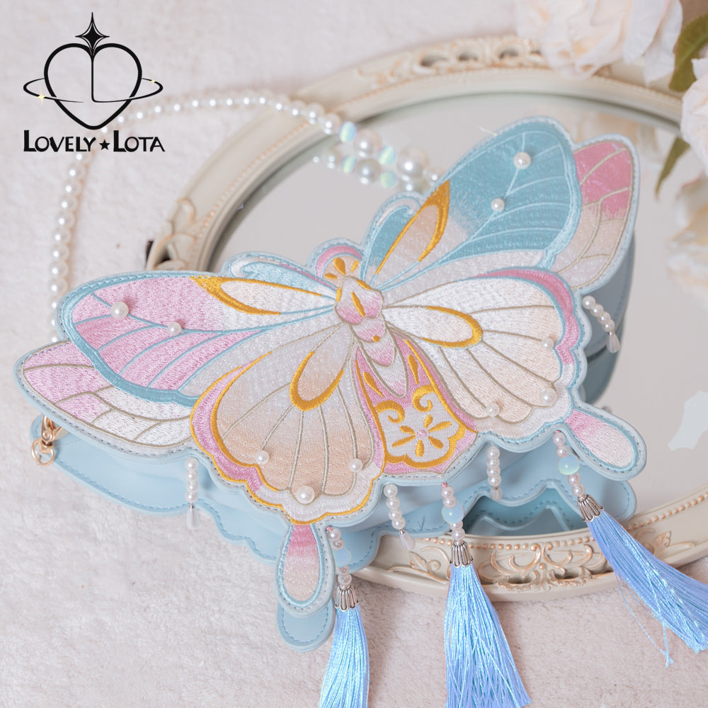 LovelyLota - Butterfly - Chinese Qi Lolita Butterfly Bag
