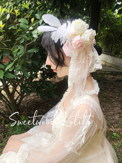 Sweet Wood - Secret Garden In Midsummer - Lolita Bonnet, Necklace, Accessory
