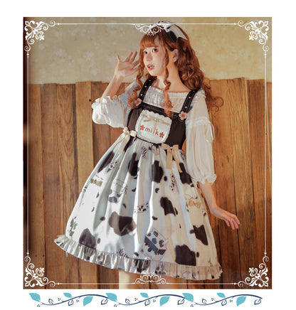 Eieyomi- Sweet Milk Candy - Kawaii Lolita JSK