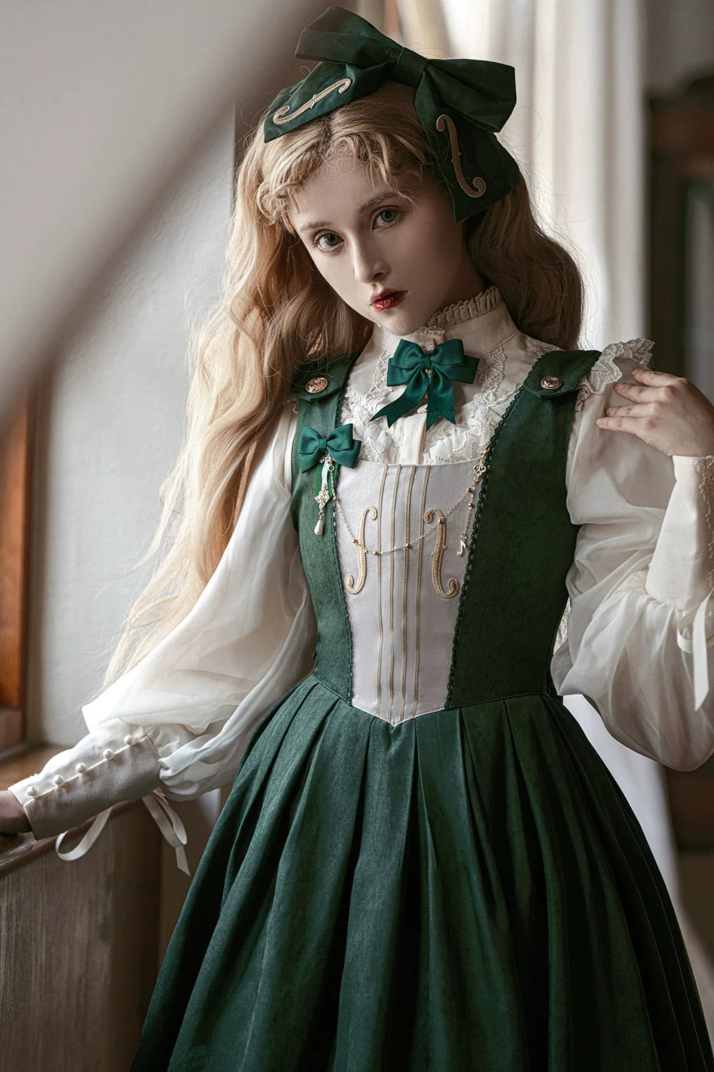 Miss Point - Customized Lolita Jumper Dress - Elegant College Lolita JSK