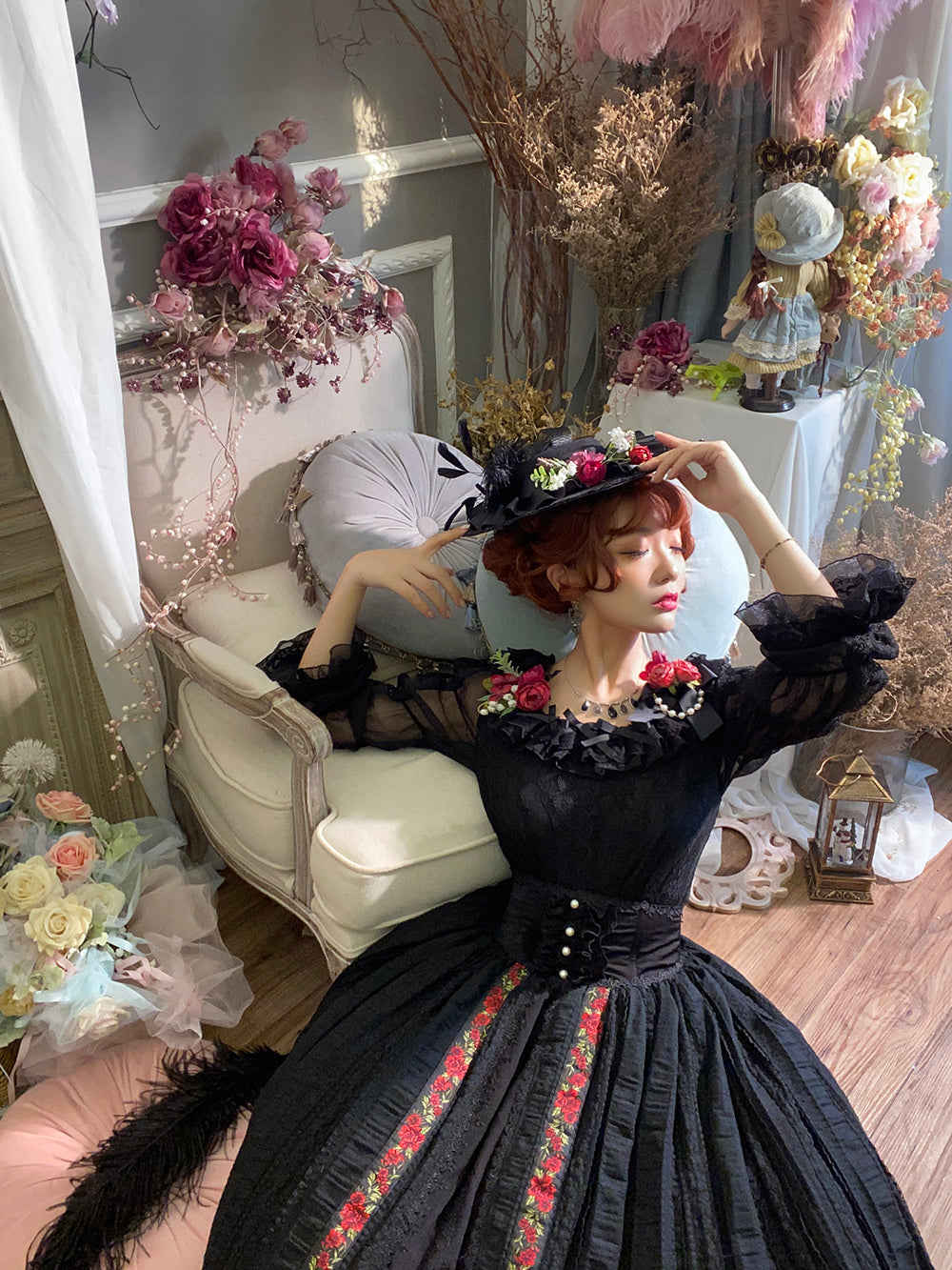 Miss Point - The Sally Gardens - Lotus Root Sleeve Lolita Blouse