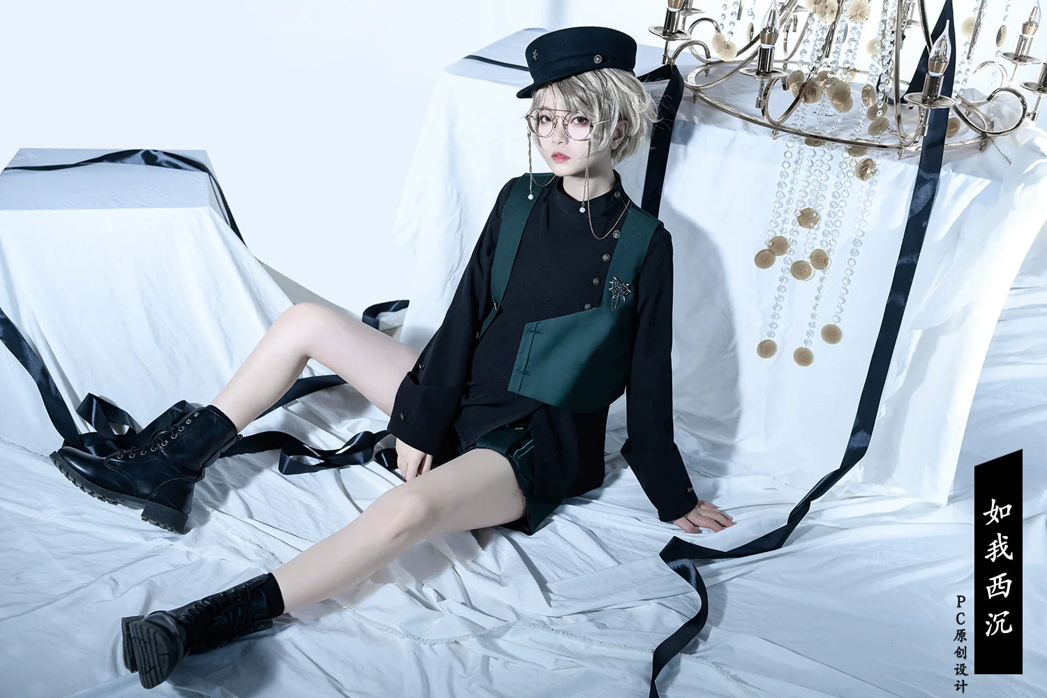 Princess Chronicles - Ruwoxichen - Retro Ouji Lolita Prince Style Black Blouse