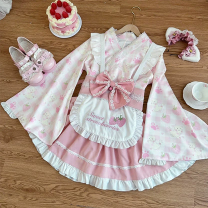 Hanguliang - Han Lolita OP Dress Japanese Style Dress for Summer Wear
