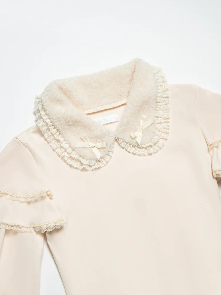 With PUJI - Sweet Lolita Innerwear Autumn and Winter Lolita Sweater