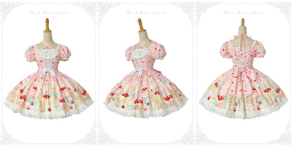 Dark Star Island - Honey Bunny Cake - Sweet Lolita JSK/OP/Strap SK/Shirt