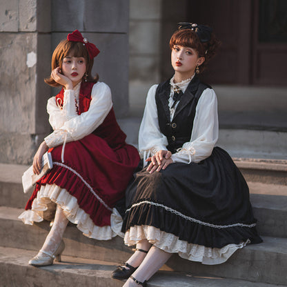 Miss Point - Rose Doll - Elegant Lolita Mutton Sleeve Blouse