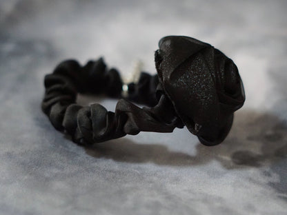 Strange Sugar - Gothic Lolita Black Hardware Skull Spider Hairband