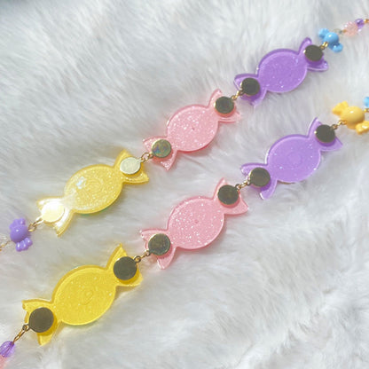 Halloween Alice - Sweet Lolita Candy-Shaped Necklace