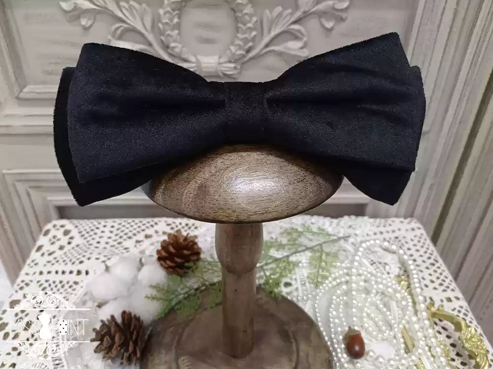 Miss point - Rose Silhouette - Lace Bow KC Lolita Accessories