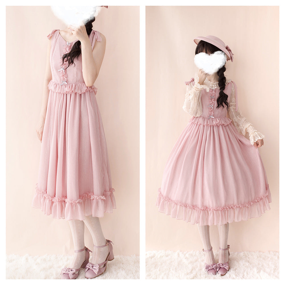 Miss point - Rhine Riverside - French Vintage Chiffon Lolita JSK