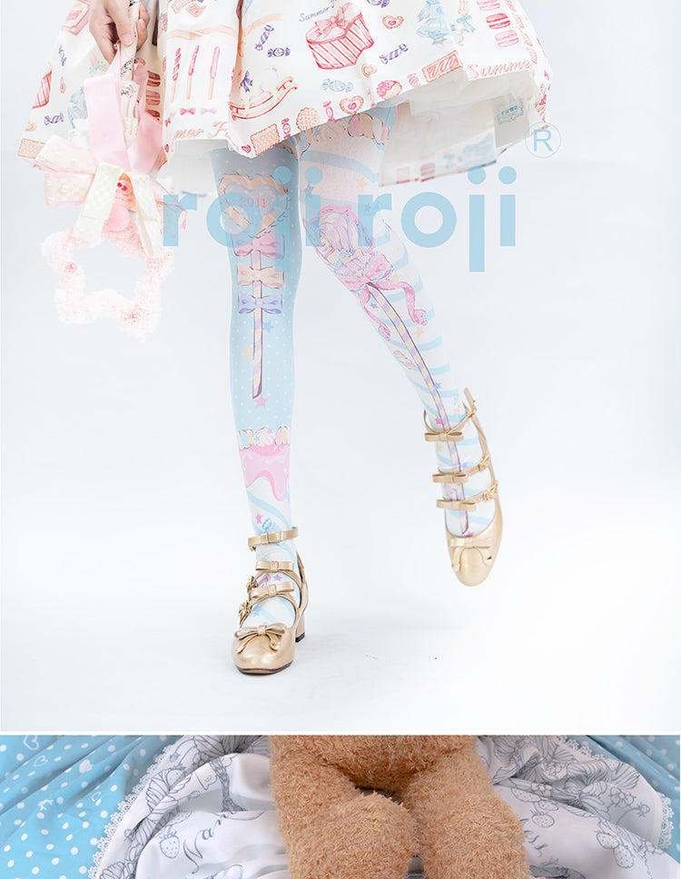 Roji roji - Holy Mace Fairy Kei Lolita Stockings