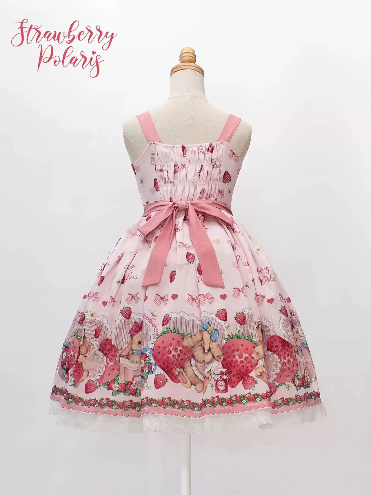 Polaris Lolita - Rabbit Berry Gift Box - Sweet Lolita JSK Pink Lolita Dress
