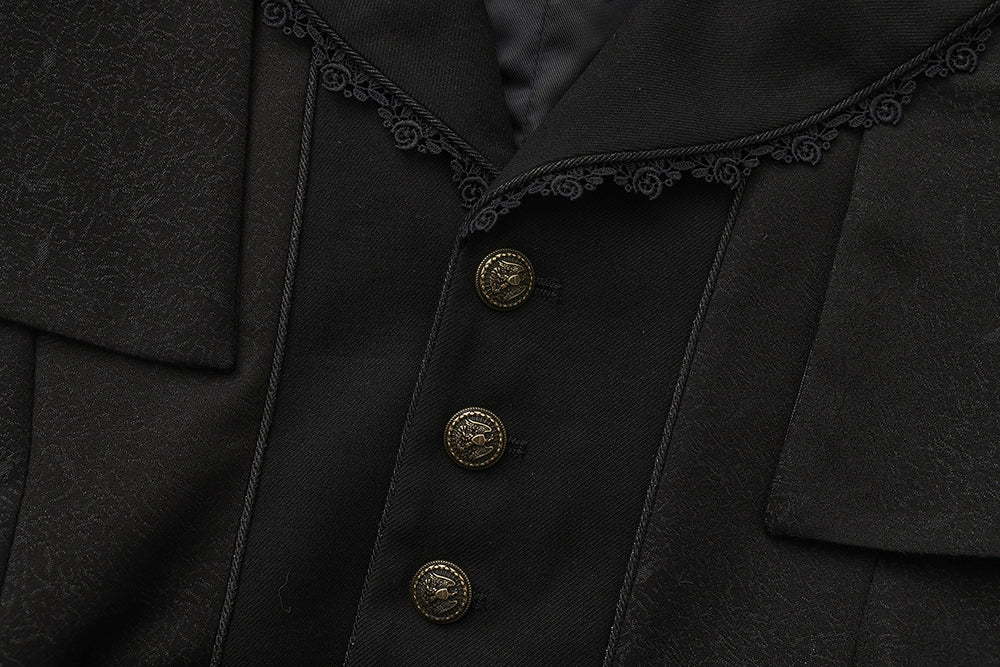 Immortal Thorn - Sea of Hope - Ouji Lolita Long Coat, Detachable Cape