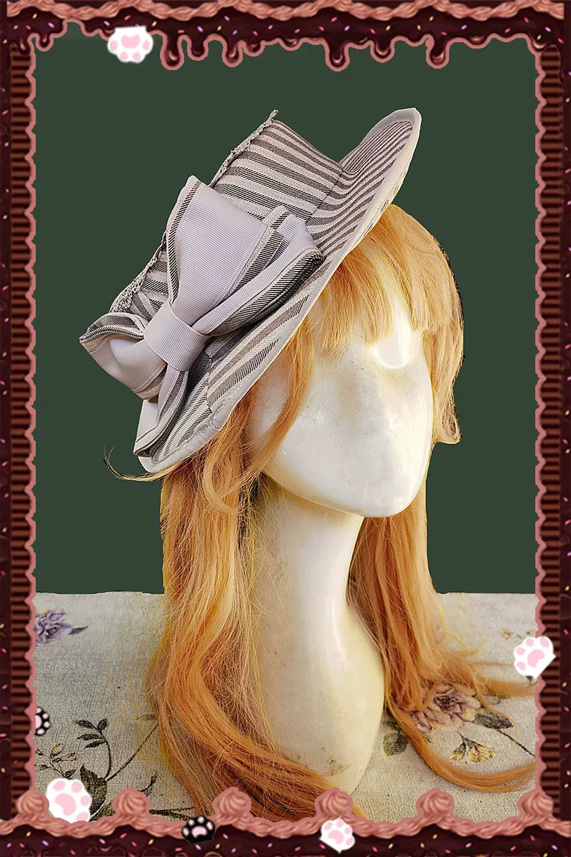 Infanta - From Afar - Vintage Striped Peppy-Style Lolita JSK & Cape