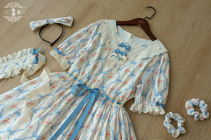 Miss Point - Customized Elegant Lolita OP Dress Cute Daily Girl Short Lolita Dress