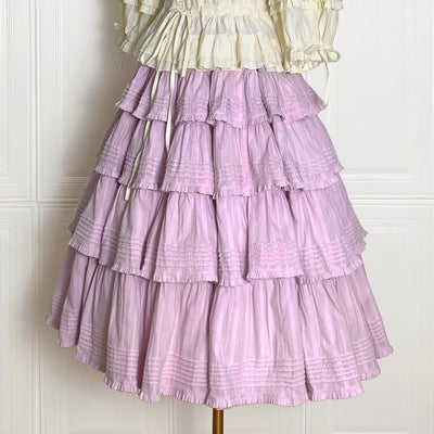 Boguta - Heidi Cotton Lolita Tiered SK Skirt