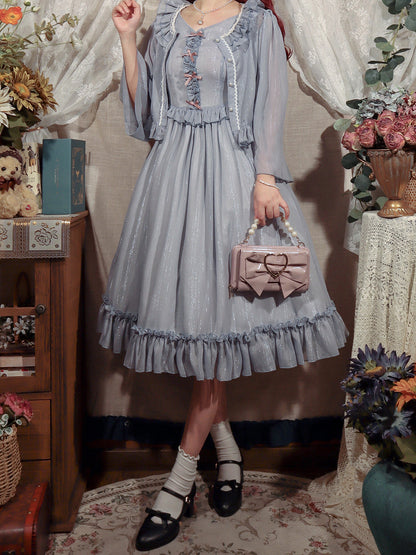 Miss point - Rhine Riverside - French Vintage Chiffon Lolita JSK