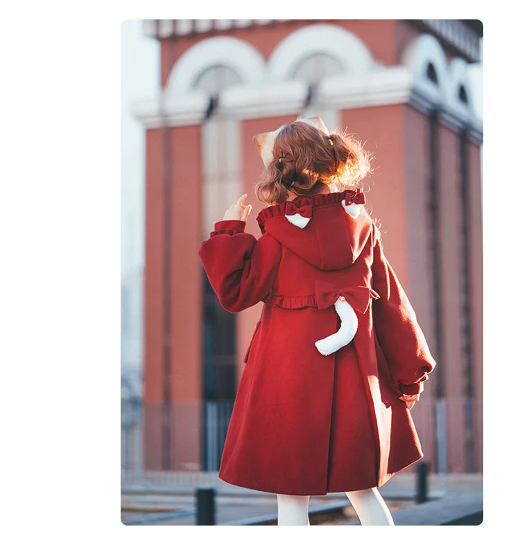 Fairy Cat - Sweet Lolita Coat Autumn and Winter Lolita Outwear