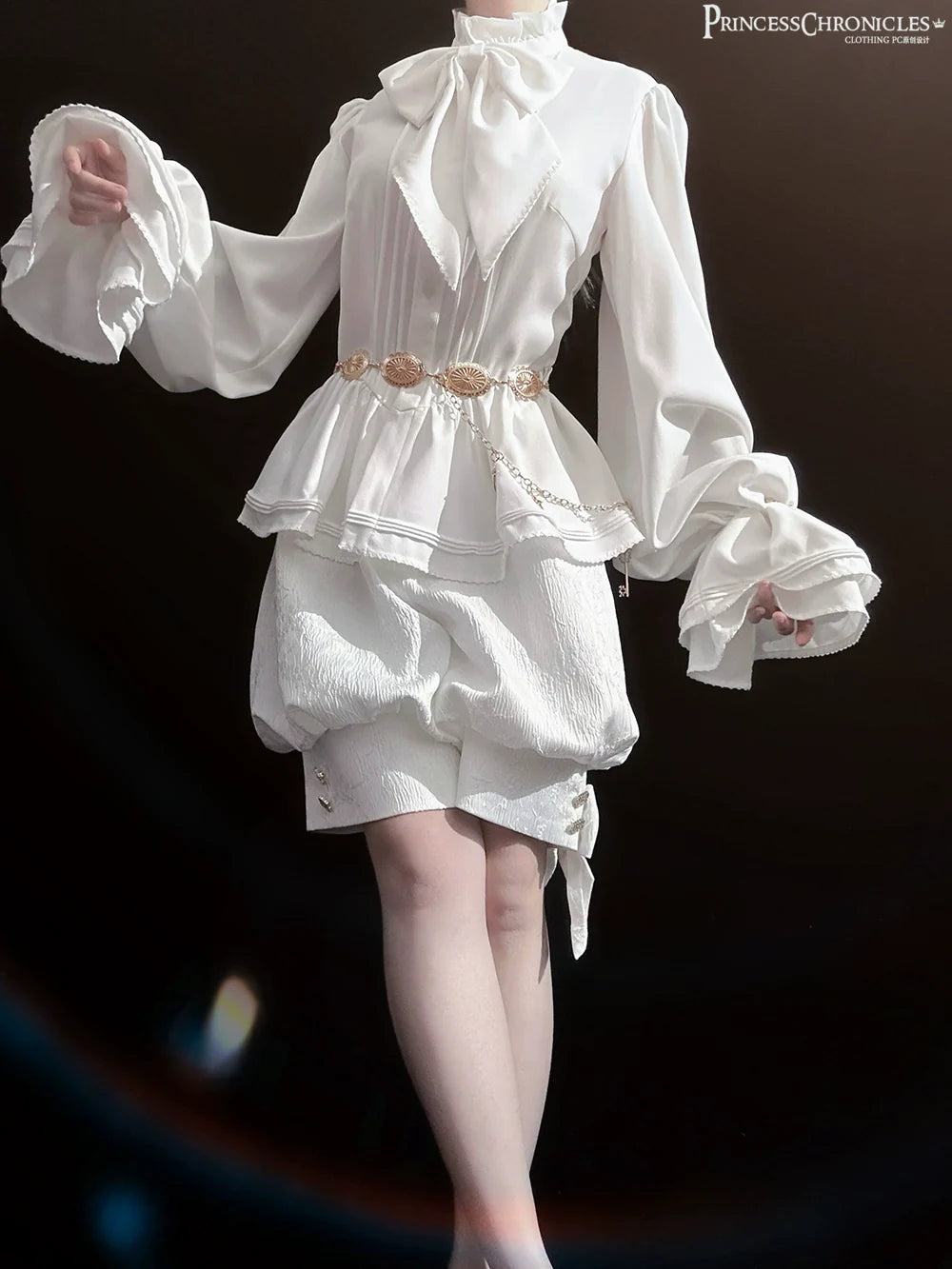 Princess Chronicles - Rabbit Hunting White Moonlight - Retro Gothic Lolita Metal Waist Chain