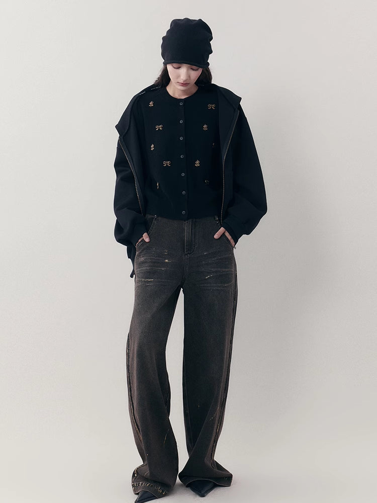 Retro hooded sweatshirt【s0000007257】