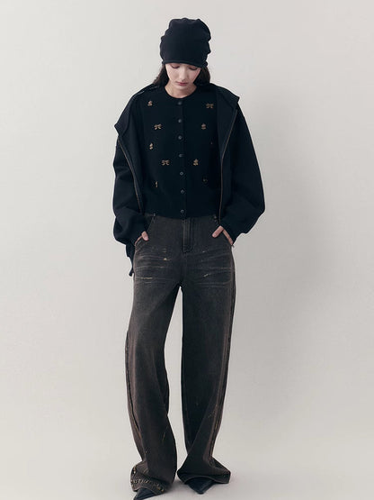 Retro hooded sweatshirt【s0000007257】