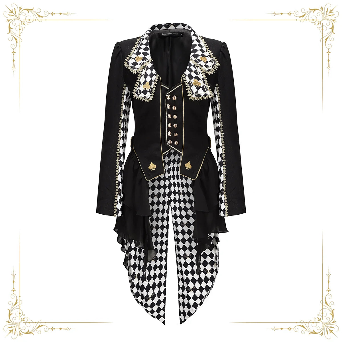 Immortal Thorn - Lost Alice - Ouji Lolita Coat Checkered Prince Outwear