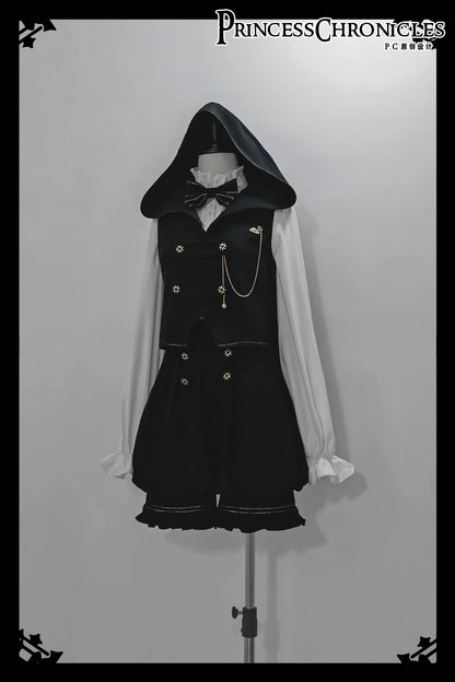 Princess Chronicles - Desperate Bunny - Ouji Lolita Vest Shorts Set