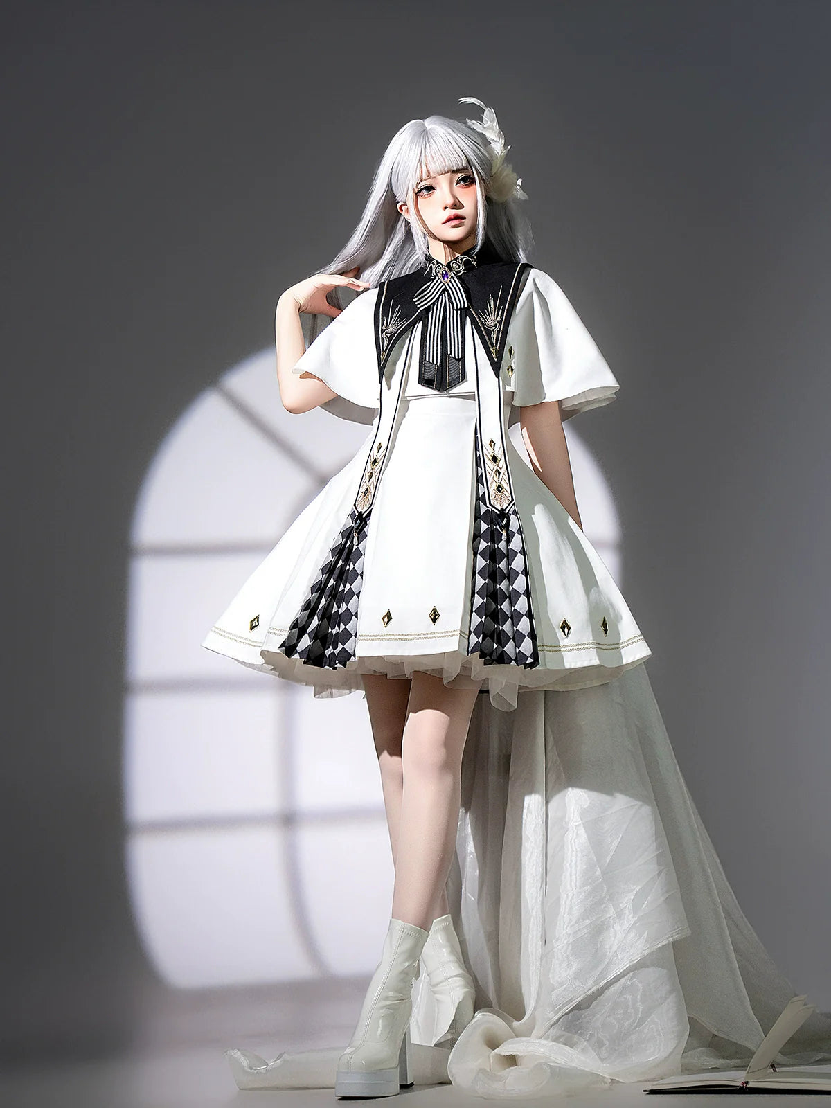 Your Princess - Eye of Truth - Elegant Gothic Lolita Dress Suit With Embroidery