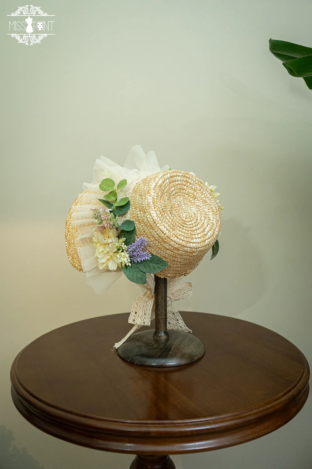 Miss Point - Forest Lolita Small Straw Hat Clip KC Accessory